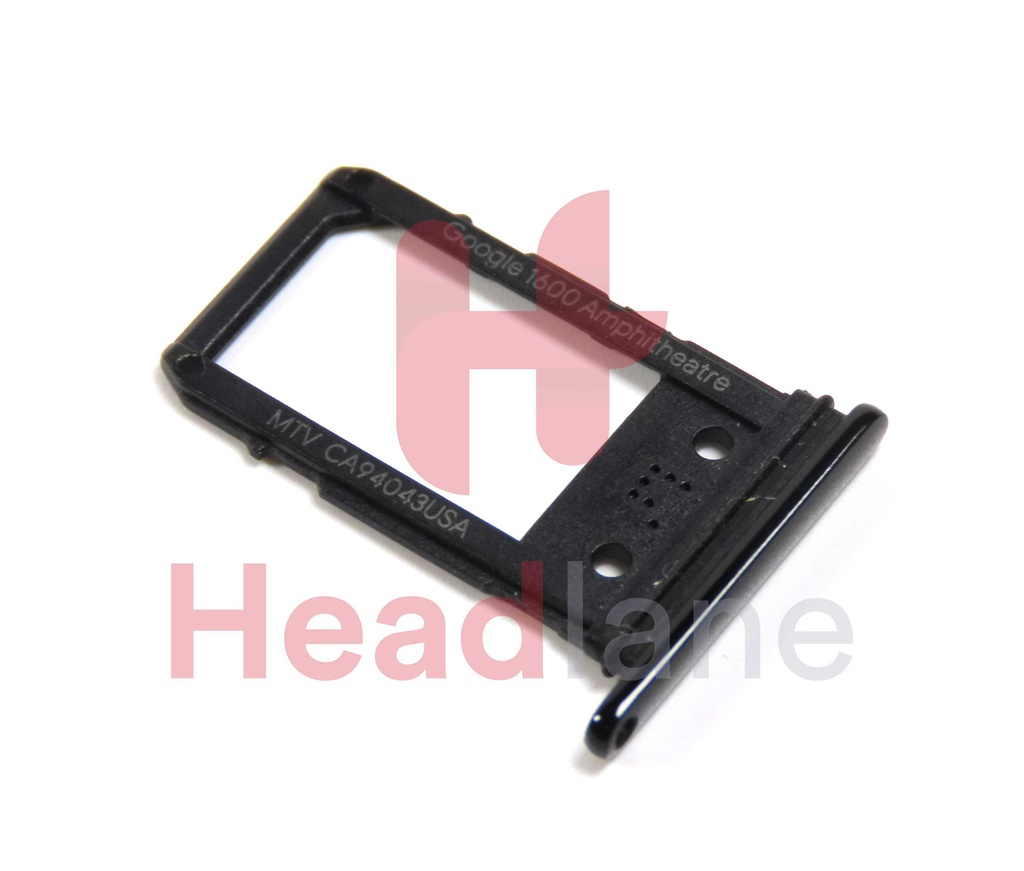 Google Pixel 3a SIM Card Tray - Jet Black