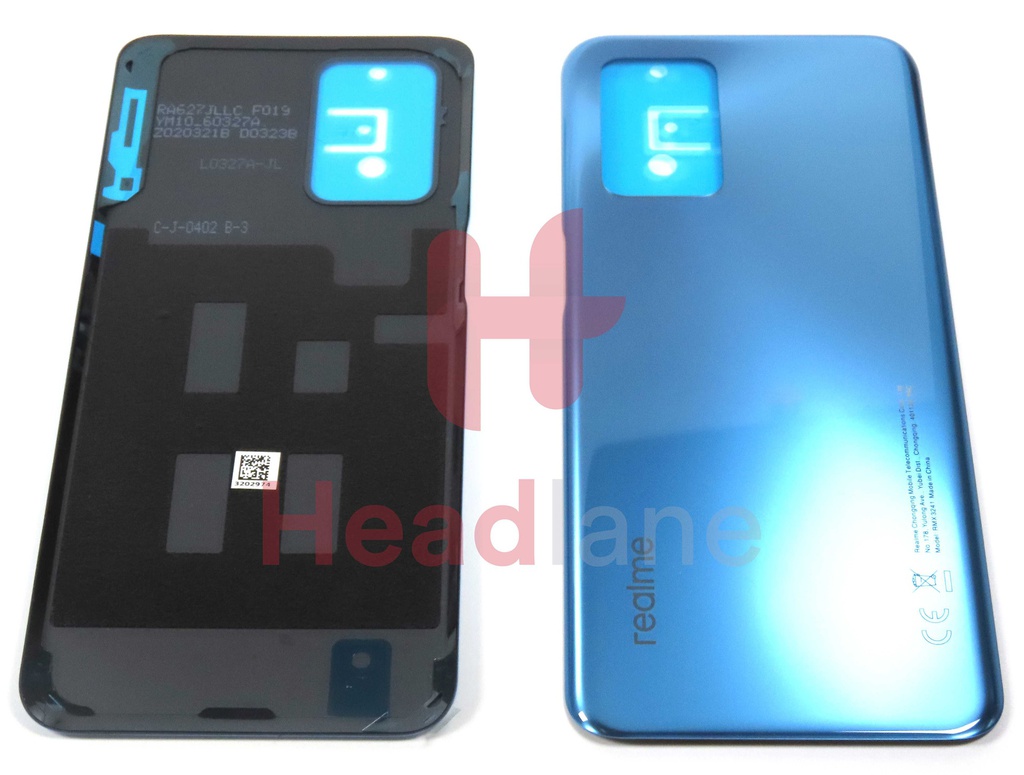 Realme RMX3241 8 5G Back / Battery Cover - Supersonic Blue