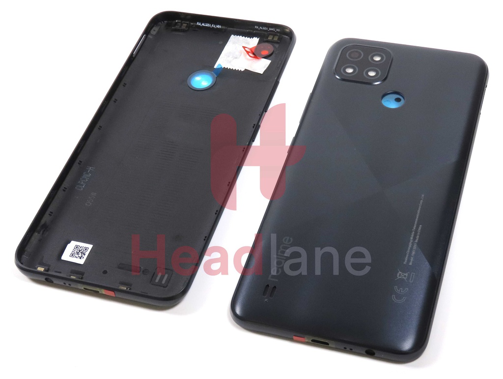 Realme RMX3201 C21 Back / Battery Cover - Cross Black