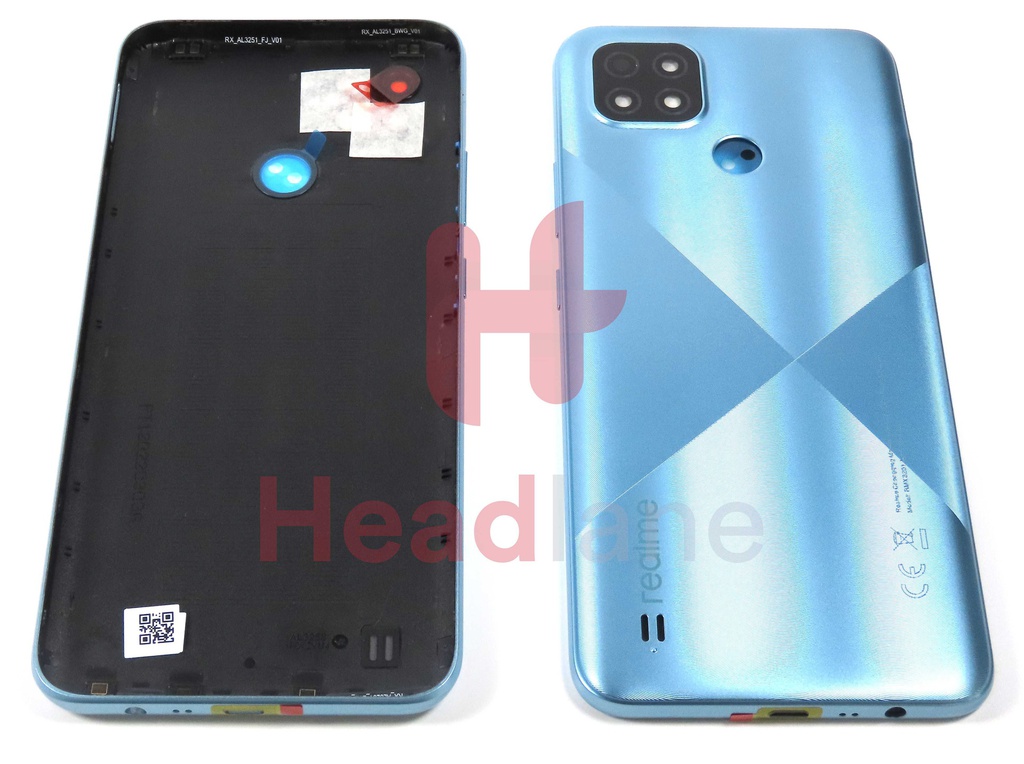 Realme RMX3201 C21 Back / Battery Cover - Cross Blue