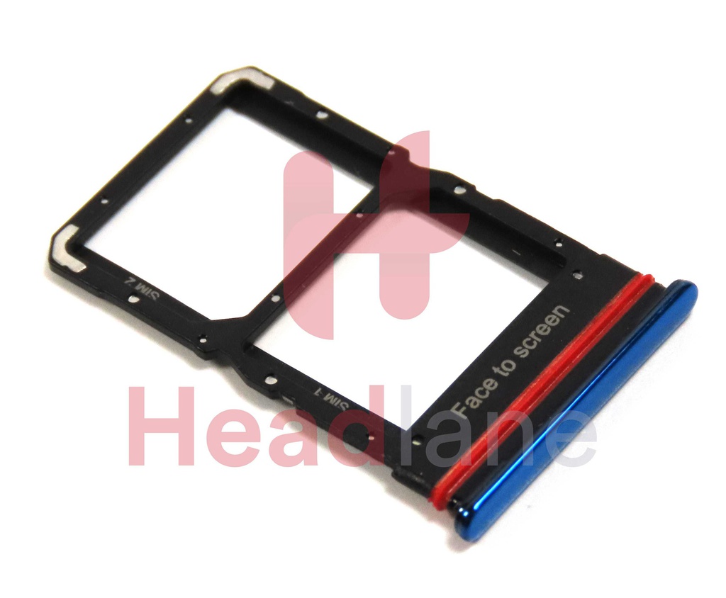 Xiaomi Mi 10 Lite 5G SIM Card Tray - Blue