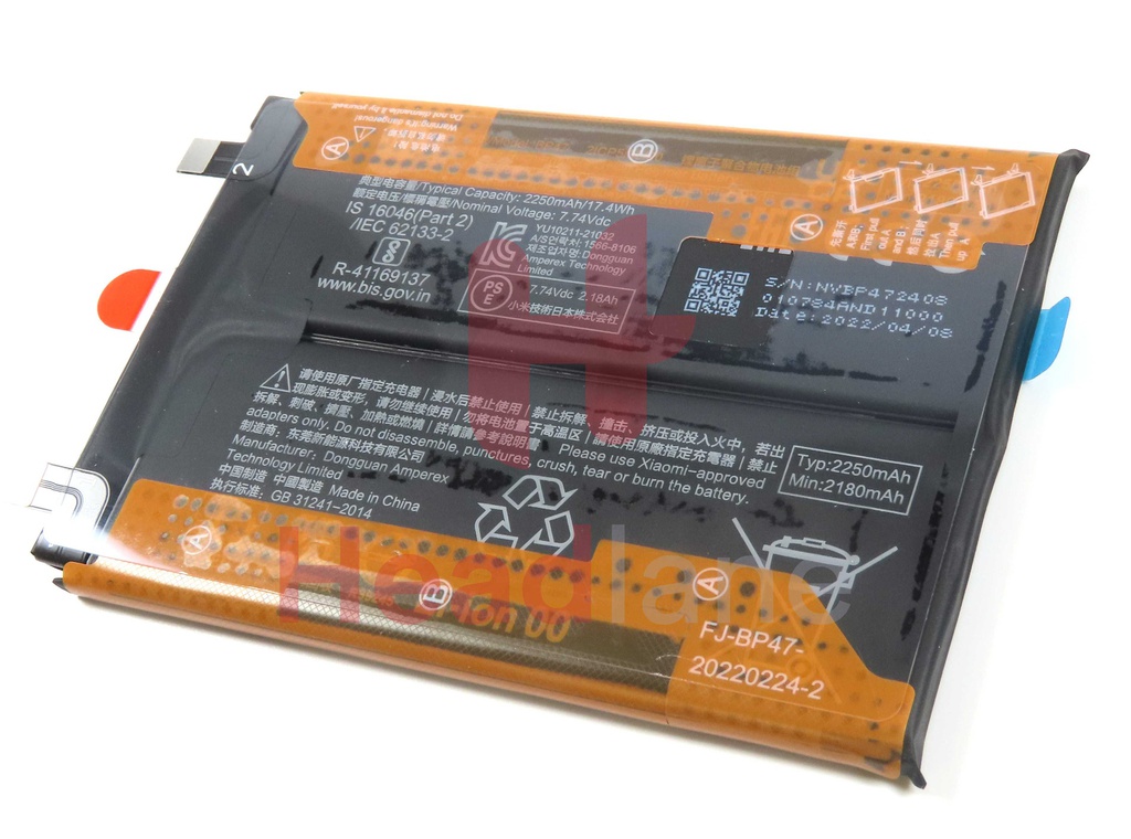 Xiaomi Redmi Note 11 Pro 5G / Note 11 Pro+ 5G BP47 4500mAh Internal Battery
