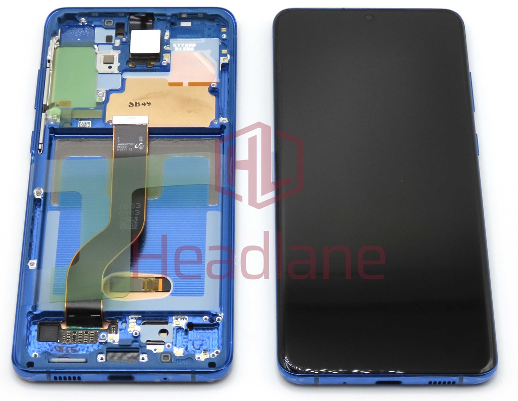 Samsung SM-G986 Galaxy S20+ / S20 Plus LCD Display / Screen + Touch - Aura Blue (No Camera)