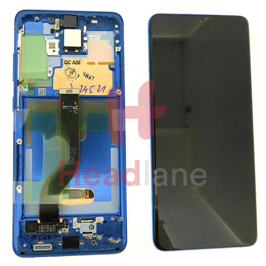 Samsung SM-G986 Galaxy S20+ / S20 Plus LCD Display / Screen + Touch - Aura Blue (No Camera)