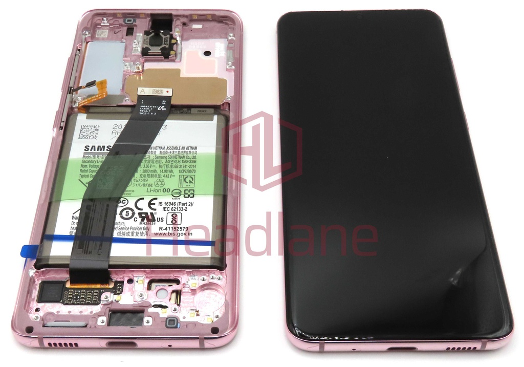 Samsung SM-G980 Galaxy S20 LCD Display / Screen + Touch + Battery - Pink (No Camera)