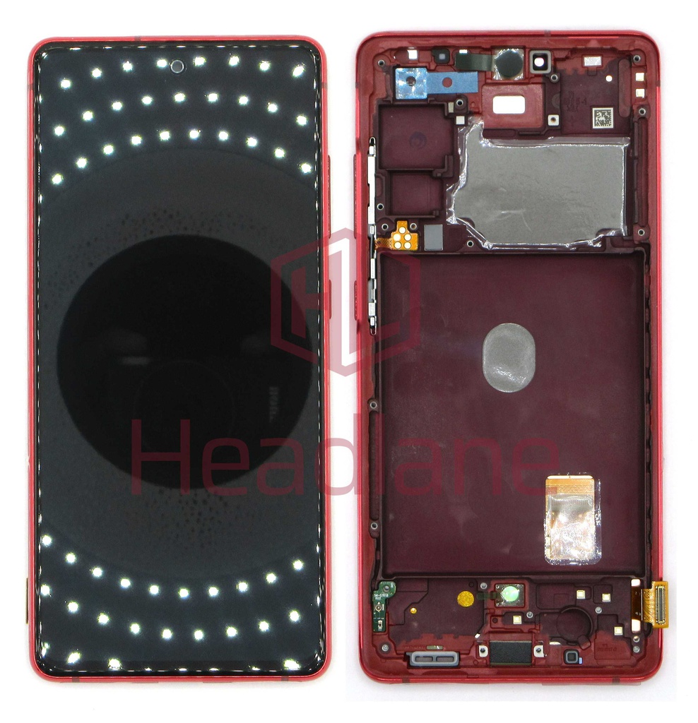 Samsung SM-G781 Galaxy S20 FE 5G LCD Display / Screen + Touch - Cloud Red