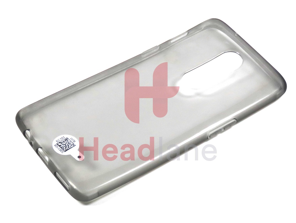 OnePlus 6 Protective Cover / Case - Black / Translucent