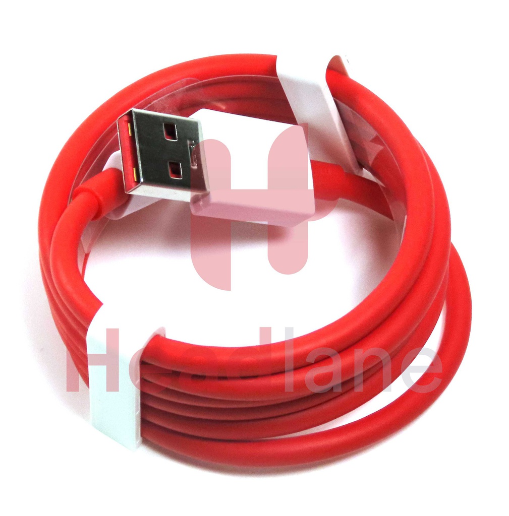 OnePlus 6T USB Cable Type-C 1m - Red
