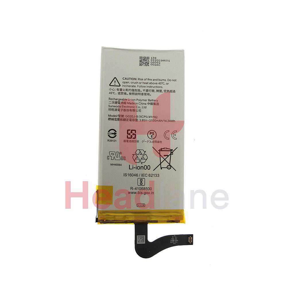 Google Pixel 4 XL G020-J 3700mAh Internal Battery