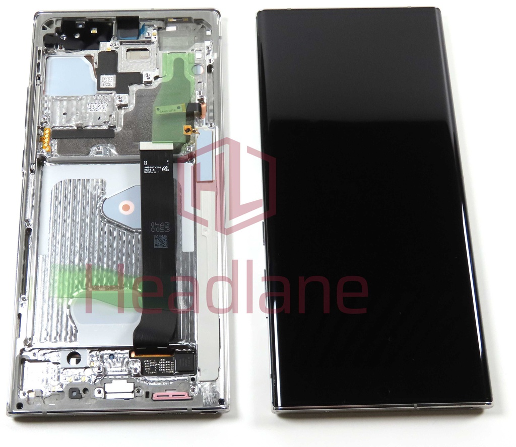 Samsung SM-N986 N985 Galaxy Note 20 Ultra 5G /4G LCD Display / Screen + Touch - White (No Camera)
