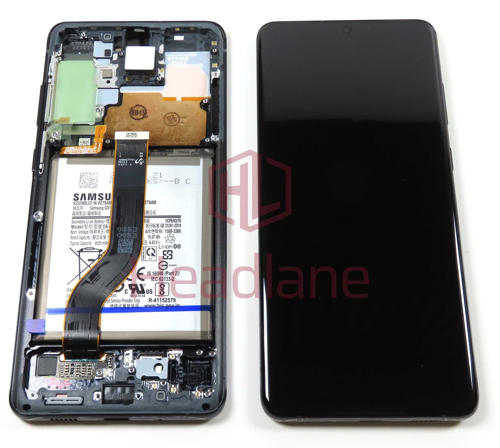 Samsung SM-G986 Galaxy S20+ / S20 Plus LCD Display / Screen + Touch - Black + Battery (No Camera)