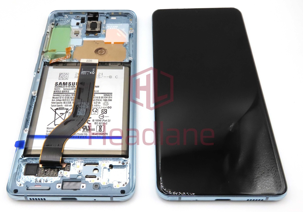 Samsung SM-G986 Galaxy S20+ / S20 Plus LCD Display / Screen + Touch + Battery - Cloud Blue (No Camera)