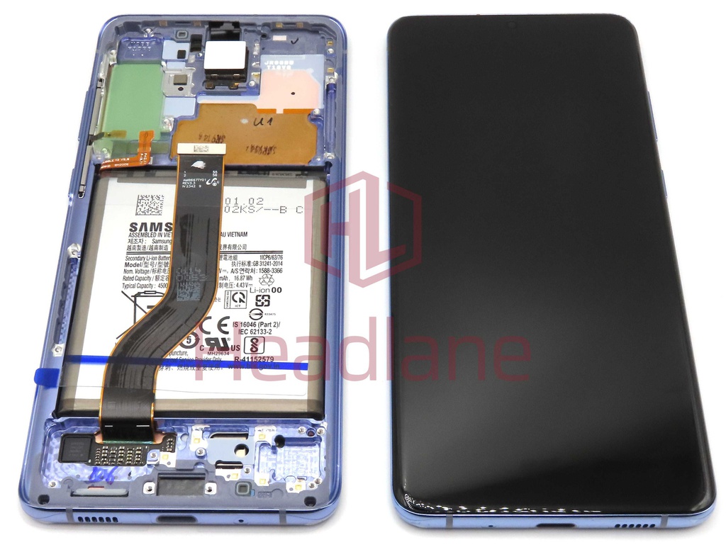 Samsung SM-G986 Galaxy S20+ / S20 Plus LCD Display / Screen + Touch + Battery - Purple (BTS Edition) (No Camera)