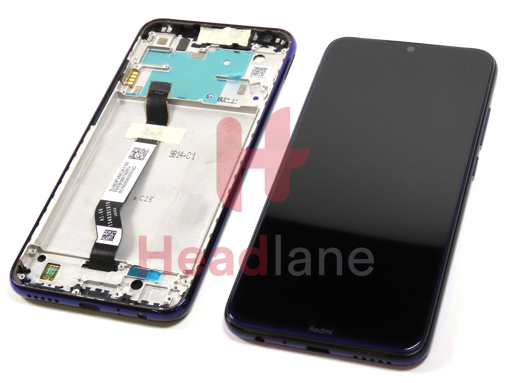 Xiaomi Redmi Note 8 (2021) LCD Display / Screen + Touch - Purple