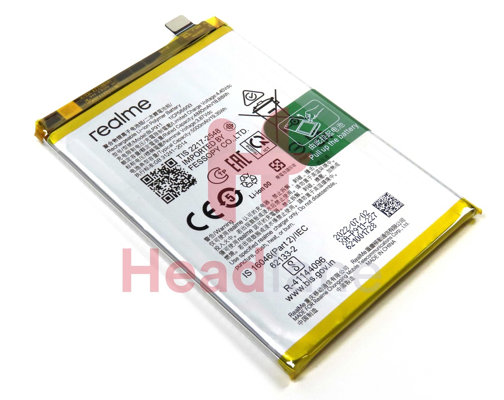 Realme RMX3472 9 Pro BLP911 4880mAh Internal Battery
