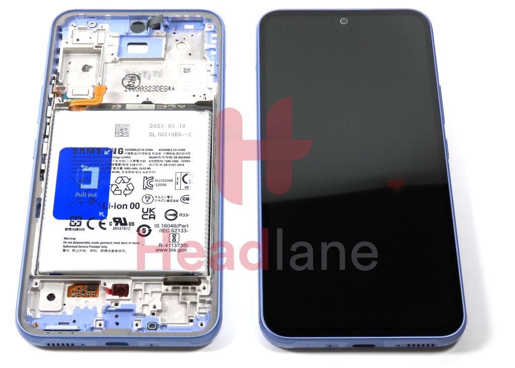Samsung SM-A546 Galaxy A54 5G LCD Display / Screen + Touch + Battery - Lavender