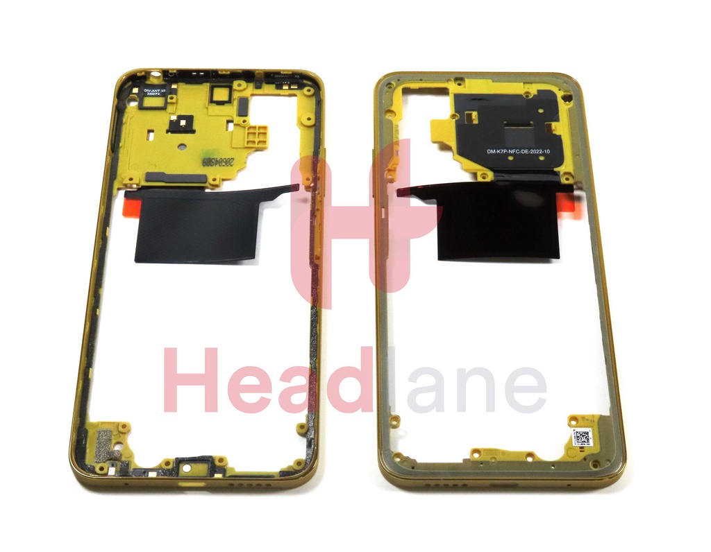 Xiaomi Poco M4 Pro 4G Middle Cover / Chassis - Yellow