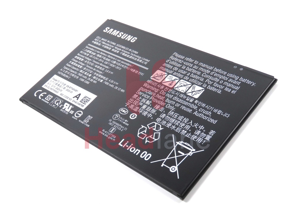 Samsung SM-T630 T636 T545 T540 Galaxy Tab Active4 / Active Pro EB-BT545ABY 7600mAh Battery