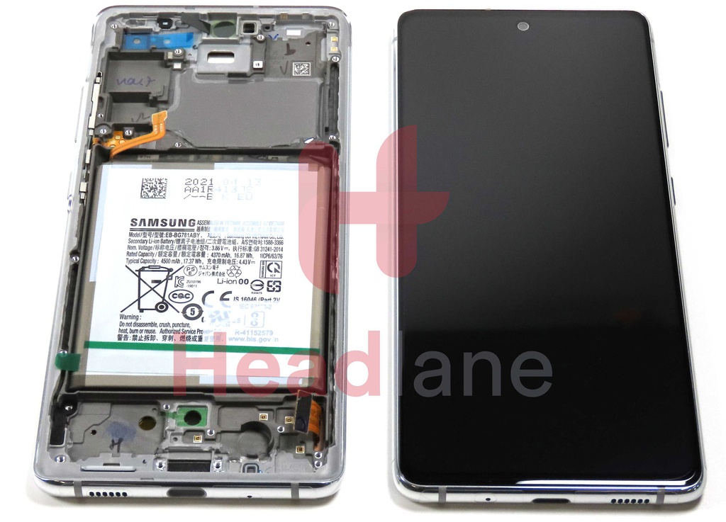Samsung SM-G780 Galaxy S20 FE 4G LCD Display / Screen + Touch + Battery - Cloud White