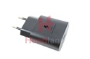 Samsung EP-TA800 USB-C 25W 2 Pin EU Charger Head - Black (Bulk)