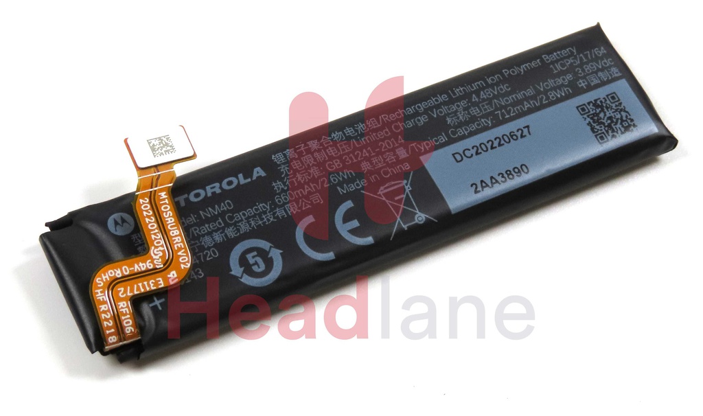 Motorola XT2251 RAZR 2022 NM40 Sub Internal Battery