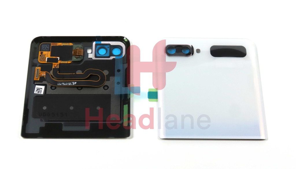 Samsung SM-F707 Galaxy Z Flip 5G Outer LCD Display / Screen + Touch - White