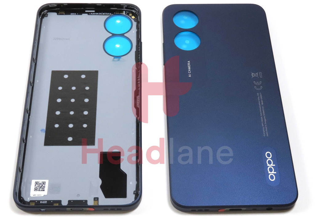 Oppo CPH2477 A17 Back / Battery Cover - Black