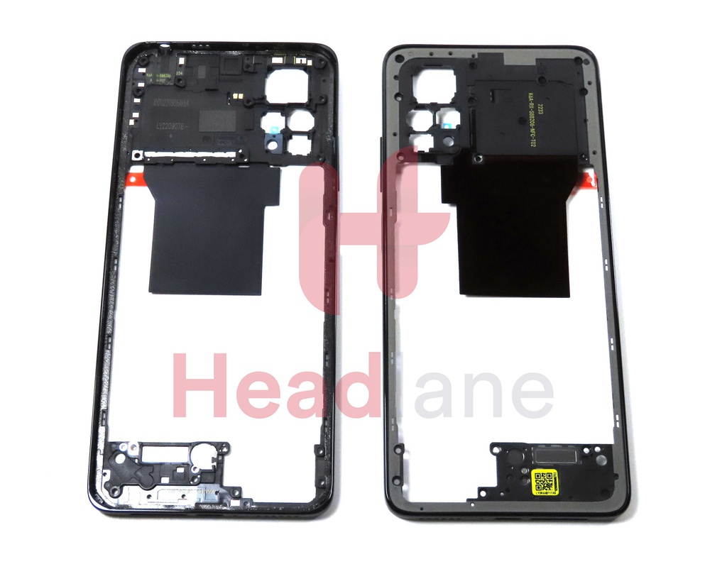 Xiaomi Redmi Note 12 Pro 4G Middle Cover / Chassis - Black