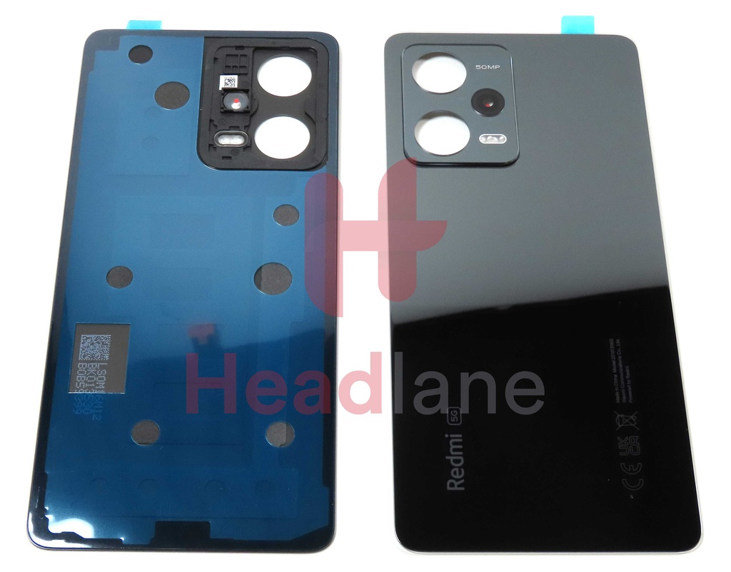 Xiaomi Redmi Note 12 Pro 5G Back / Battery Cover - Black