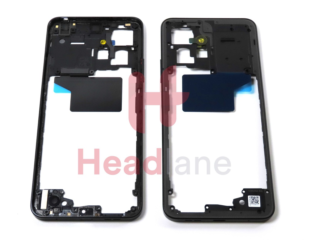 Xiaomi Redmi Note 12 4G Middle Cover / Chassis - Black