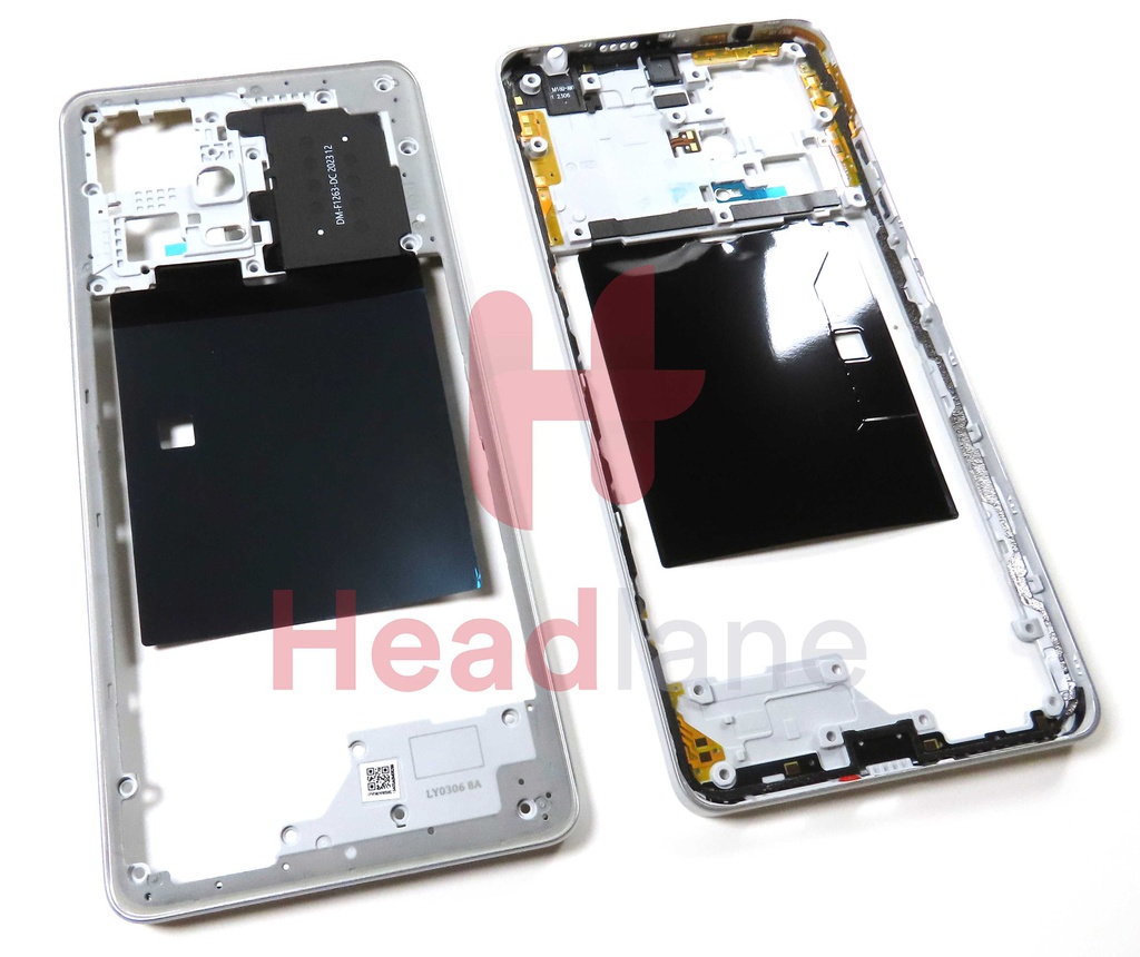 Xiaomi Redmi Note 12 Pro+ 5G Middle Cover / Chassis - Silver