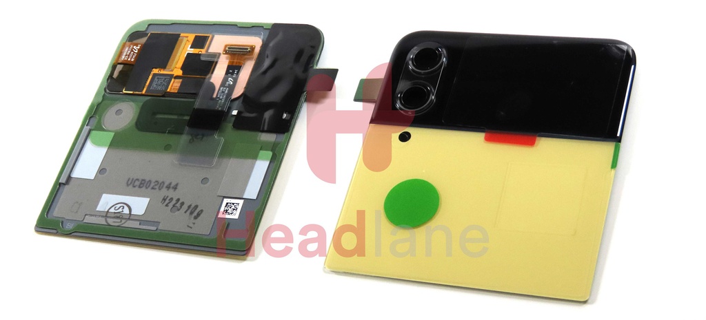 Samsung SM-F721 Galaxy Z Flip4 5G Outer LCD Display / Screen - Bespoke Yellow