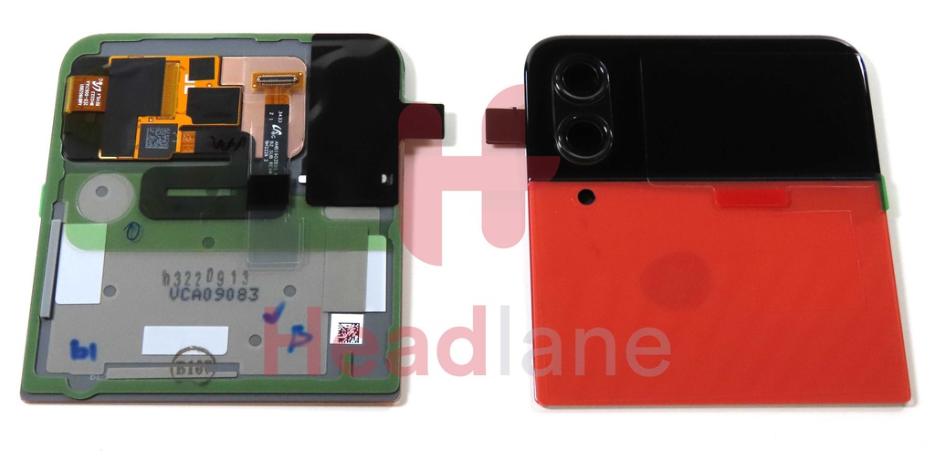 Samsung SM-F721 Galaxy Z Flip4 5G Outer LCD Display / Screen - Bespoke Red