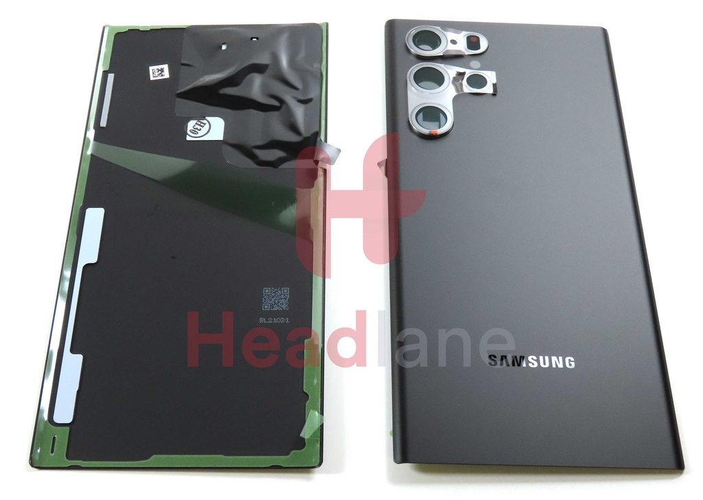 Samsung SM-S908 Galaxy S22 Ultra Back / Battery Cover - Phantom Black (No Printing)