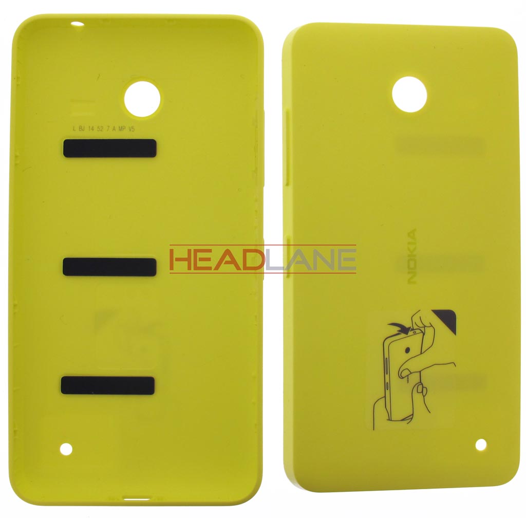 Nokia Lumia 630 Battery Cover - Yellow
