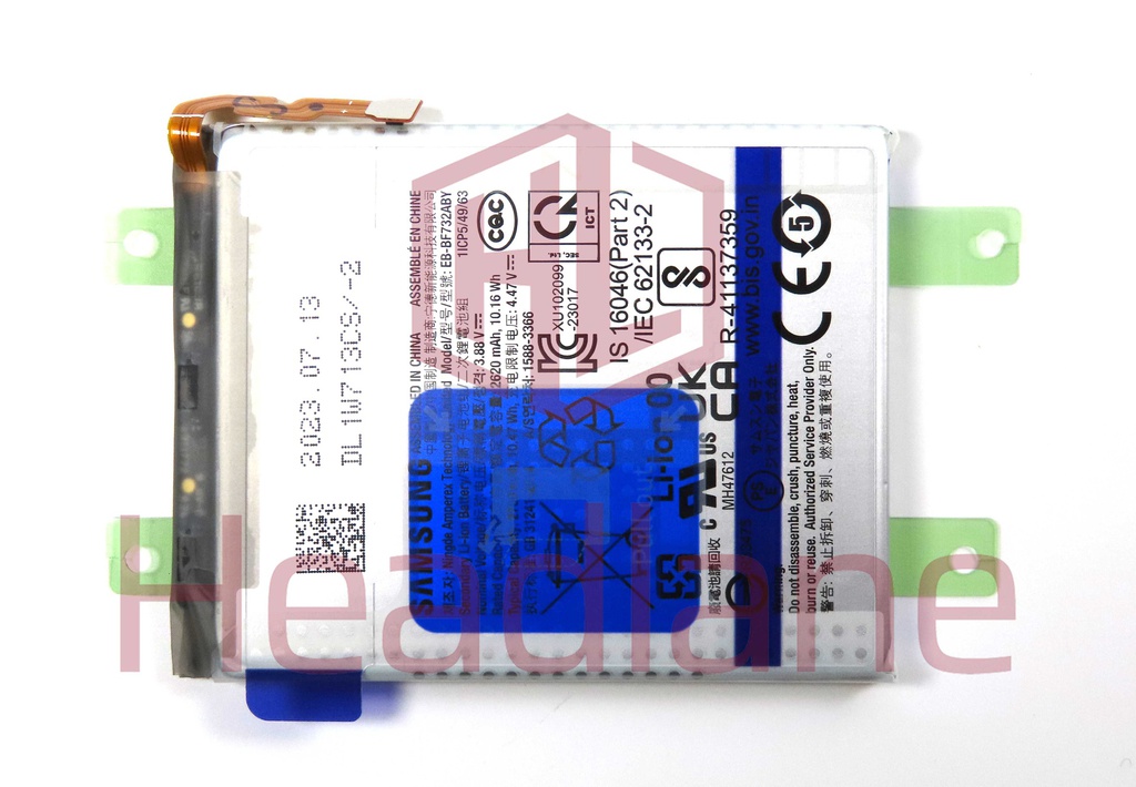 Samsung SM-F731 Galaxy Z Flip5 5G EB-BF732ABY 2620mAh Internal Battery	