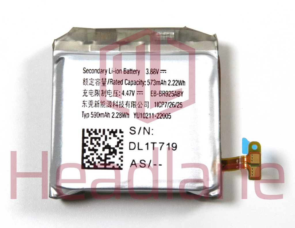Samsung SM-R920 R925 Galaxy Watch5 Pro BT / LTE (45mm) EB-BR925ABY 573mAh Internal Battery