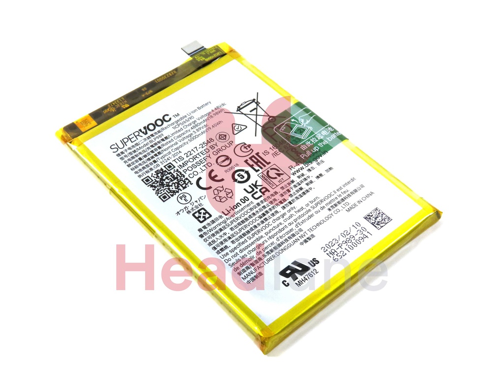 OnePlus Nord CE 3 Lite / N30 Oppo CPH2529 A98 BLP989 5000mAh Internal Battery