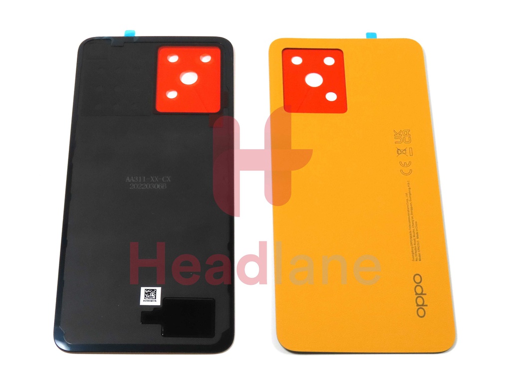 Oppo CPH2363 Reno7 Back / Battery Cover - Yellow
