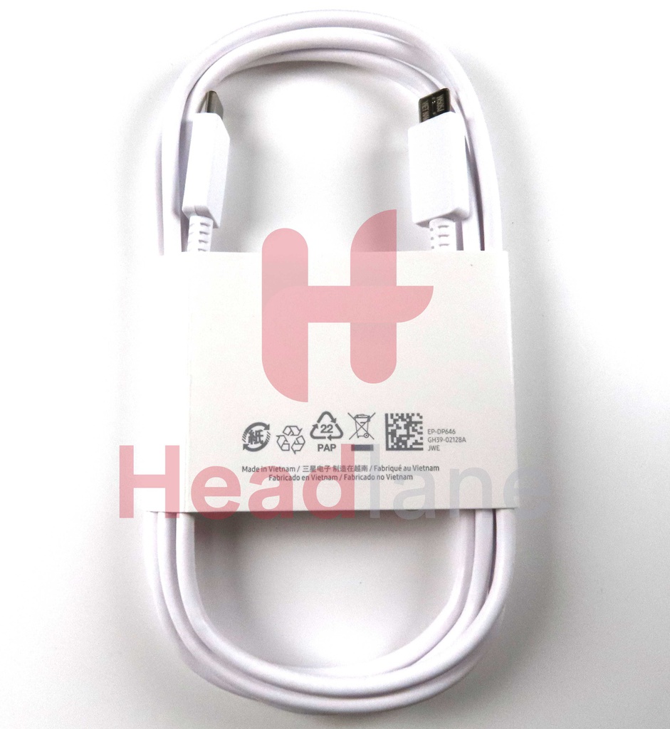 Samsung NP646BED Galaxy Book2 Business EP-DP646JWE USB-C Cable - White