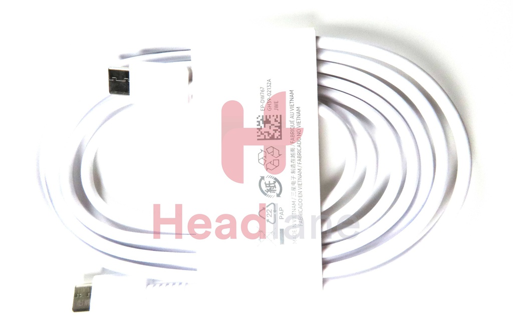 Samsung EP-DW767 USB-C to USB-C Cable 1.8m - White