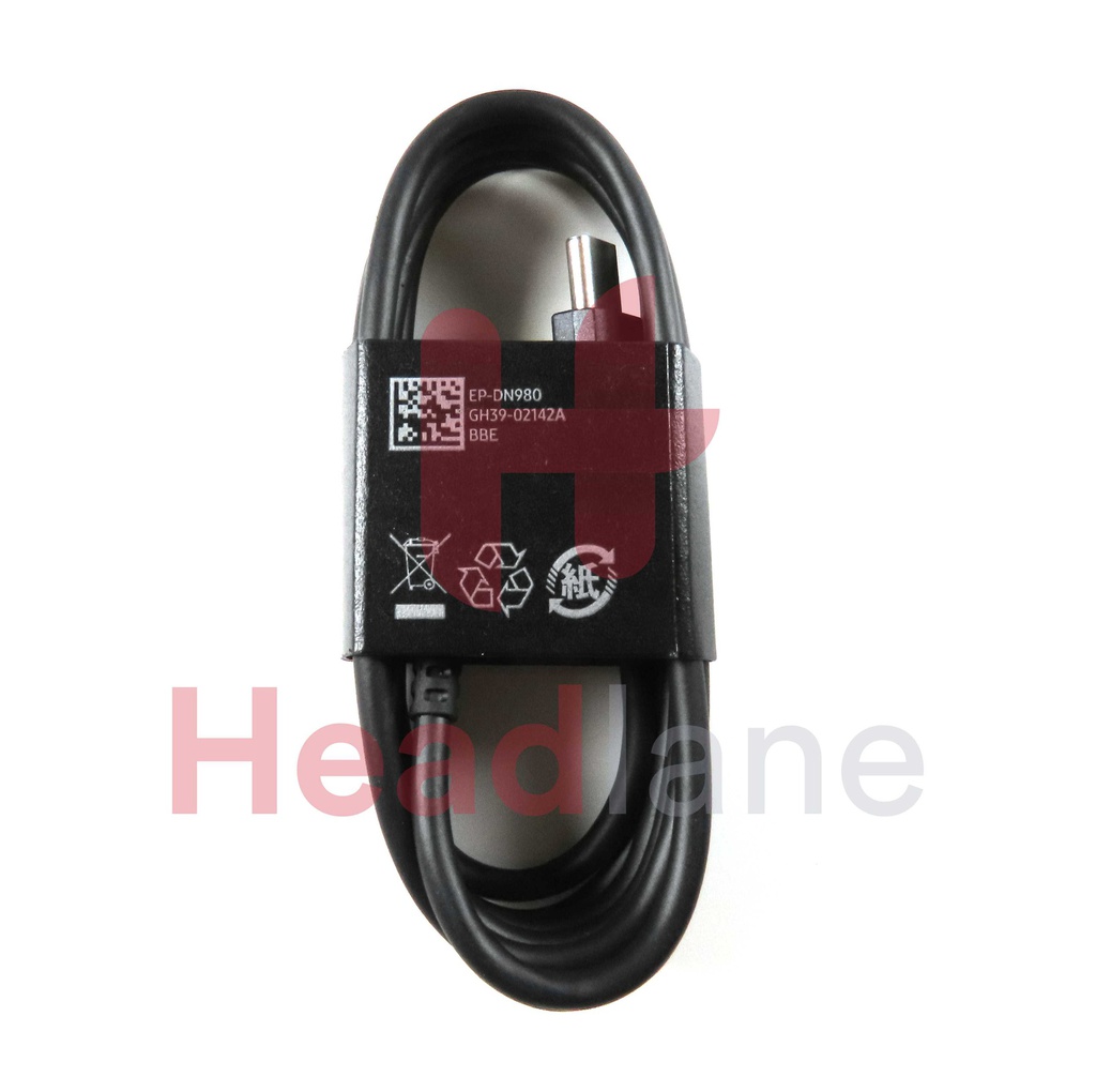 Samsung SM-S901 S906 S908 Galaxy S22 / S22+ / Plus / S22 Ultra EP-DN980BBE USB-C Cable 1m - Black