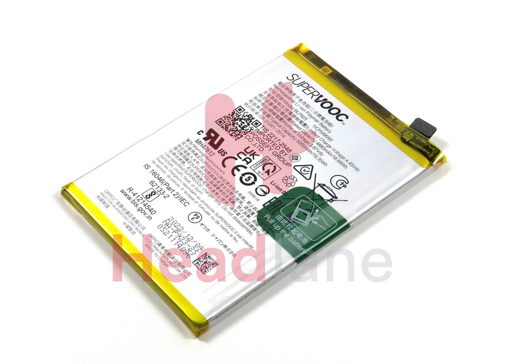 Oppo / OnePlus CPH2387 CPH2385 CPH2339  CPH2483 CPH2577 Oppo A57 4G / A77 4G / A57s / A77 5G / A78 5G / A58 Nord N20 SE BLP923 Internal Battery