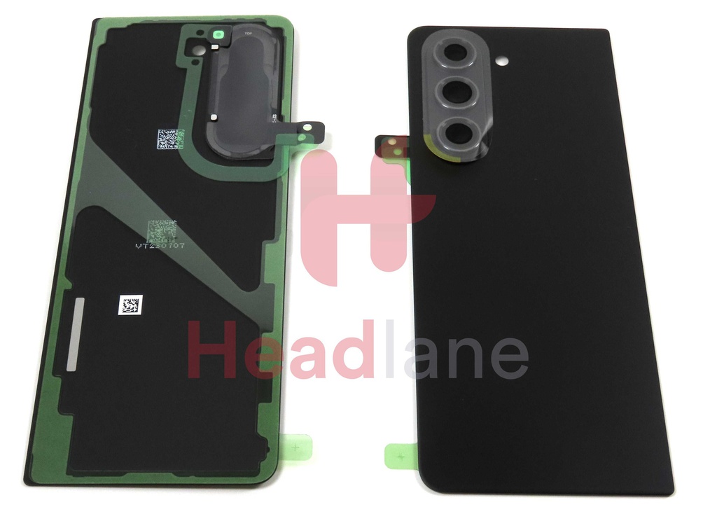 Samsung SM-F946 Galaxy Z Fold5 5G Back / Battery Cover - Phantom Black (No Printing)