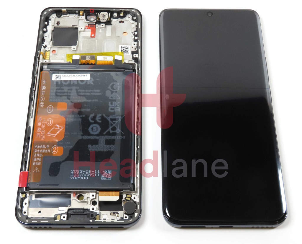 Honor 90 LCD Display / Screen + Touch + Battery - Black