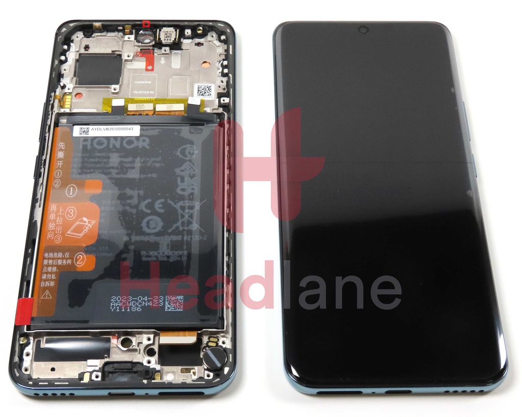 Honor 90 LCD Display / Screen + Touch + Battery - Green