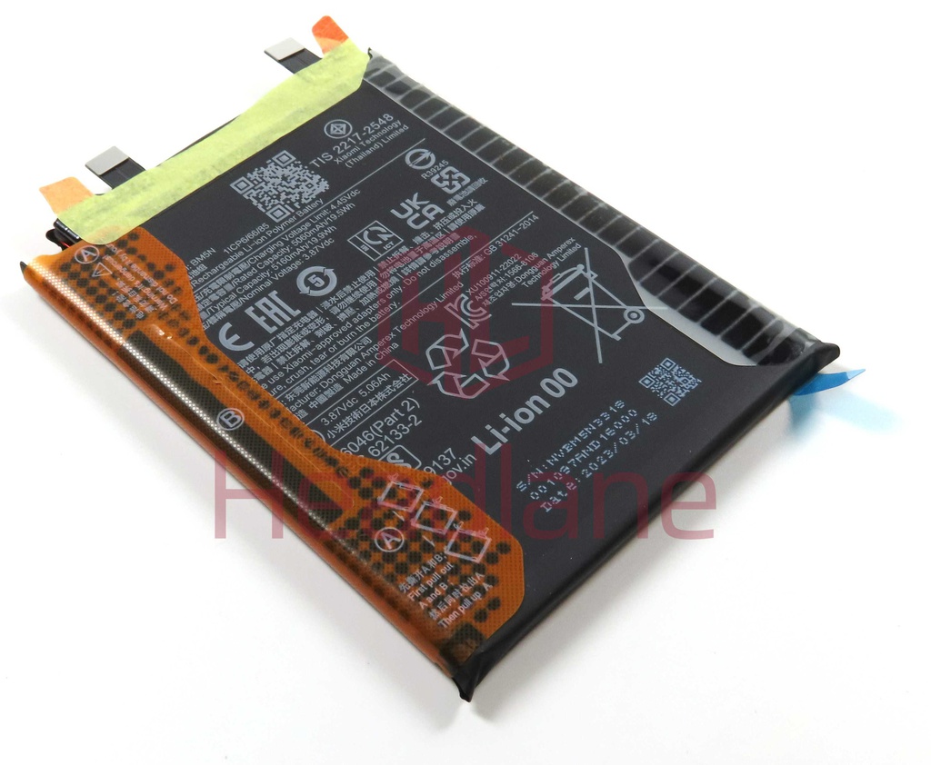Xiaomi Poco F5 Pro BM5N 5160mAh Internal Battery