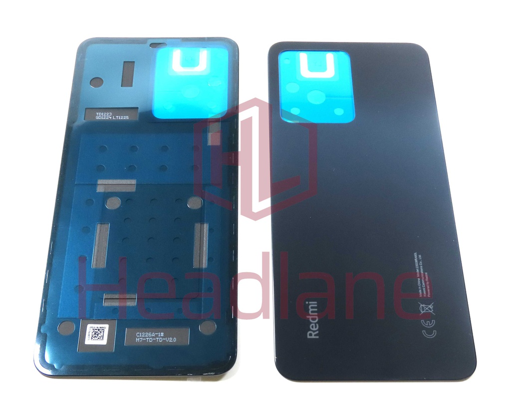 Xiaomi Redmi Note 12 4G Back / Battery Cover - Black