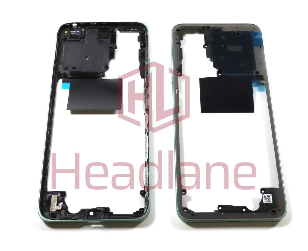 Xiaomi Redmi Note 12S Middle Cover / Chassis - Green