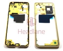 Xiaomi Redmi Note 12 4G Middle Cover / Chassis - Gold (NFC Version)